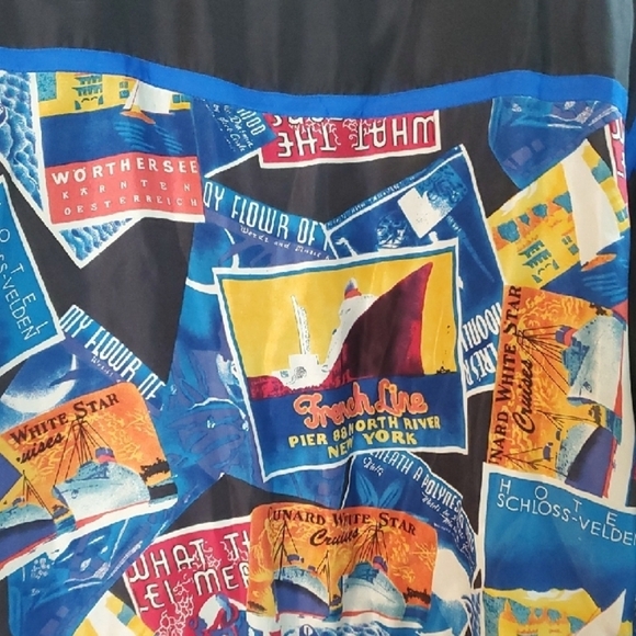 Joseph Tartaglia Vintage Black and Blue Windbreaker with Retro Graphic Design - Picture 13 of 13